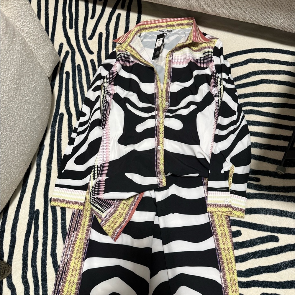 Fashion Nova Zebra Print Set